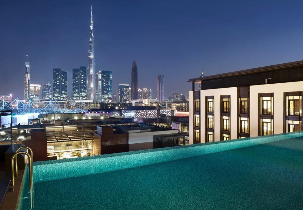 La Ville Hotel & Suites City Walk Dubai, Autograph Collection Экстерьер фото View from the rooftop